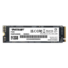 Patriot P320 512GB M.2 NVMe SSD PCIe Gen 3 x4