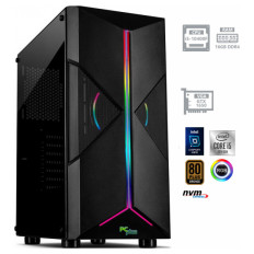 PCPLUS Storm i5-10400F 16GB 512GB NVMe SSD GeForce GTX 1650 4GB RGB gaming namizni računalnik