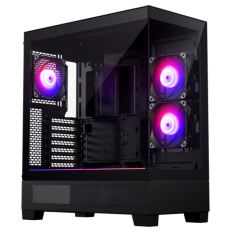 PHANTEKS XT View TEMPERED GLASS D-RGB E-ATX črno ohišje