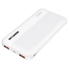 Prenosna baterija Logilink 10000mAh 20W PD 2x USB-A USB-C bela (PA0372W)