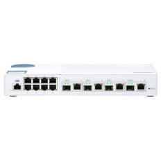 QNAP 12 port stikalo 4x 10Gb, 8x 1Gb