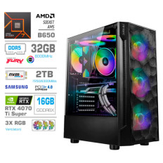 Računalnik MEGA TWR S7 R7-7700/RTX5070/32GB-DDR5/2TB-4.0/750W/Brez OS RGB
