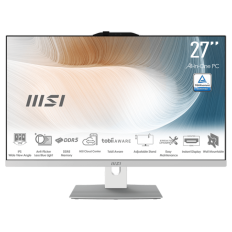 Računalnik MSI Modern AM272P 1M-1222XEU Core 7 / 16GB / 1TB SSD / 27" FHD / NoOS / bel - nastavljiv po višini