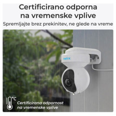 Reolink Ip Kamera E serija E560P 4K, 8MP PTZ, Samodejno sledenje, 3x zoom, barvni nočni vid, POE