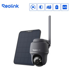Reolink IP Kamera GO serija G440 Grey 4K, Zunanja, Baterijska, 4G LTE, Pan&Tilt