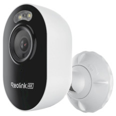 Reolink IP Kamera  Lumus serija E450 Bela, 4K 8MP, Pametno zaznavanje, dvosmerni zvok, IP65 odporna