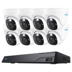 Reolink NVR snemalnik NVS16-8MD8 4K, 8MP, 16 kanalni NVR, 4TB HDD, 8x Kamera POE