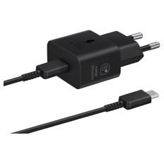 SAMSUNG ADAPTER+KABEL HITRI TYPE-C TO TYPE-C 25W BLACK