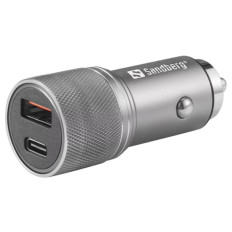 Sandberg Car Charger 1xQC3.0 in 1xUSB-C 48W avtomobilski polnilec