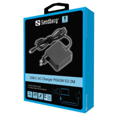 Sandberg USB-C AC Charger PD65W EU 2M polnilnik