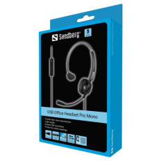 Sandberg USB Office Headset Pro Mono slušalke z mikrofonom