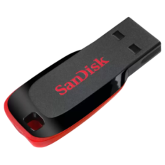 SanDisk 128GB Cruzer Blade USB-A 2.0 USB ključ (rdeč)