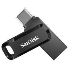 SanDisk 256GB Ultra Dual Drive Go USB-C/A 3.2 USB ključ (črn)