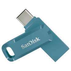 SanDisk 64GB Ultra Dual Drive Go USB-C/A 3.2 USB ključ (moder)