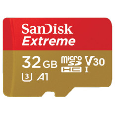 SANDISK Extreme microSD UHS-I 32GB (SDSQXAF-032G-GN6AA) spominska kartica