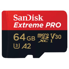 SANDISK Extreme PRO microSDXC 64GB UHS-I 4K UHD SDSQXCU-064G-GN6MA  spominska kartica
