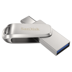 SanDisk Ultra Dual Drive Luxe USB Type-C 64GB 400MB/s USB 3.1 Gen 1, srebrn