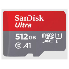 SANDISK Ultra microSDXC 512GB UHS-I FHD SD adapter SDSQUAC-512G-GN6MA spominska kartica