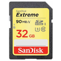 SDHC SANDISK 32GB EXTREME, 90