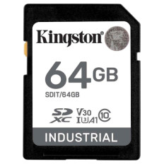 SDXC Kingston 64GB Industrial, do 100MB