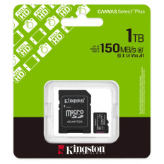 SDXC KINGSTON MICRO 1TB CANVAS SELECT Plus, 150MB