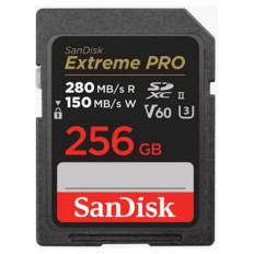SDXC SANDISK 256GB EXTREME PRO, UHS-II, 280