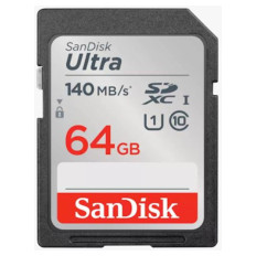 SDXC SanDisk 64GB Ultra, 140MB