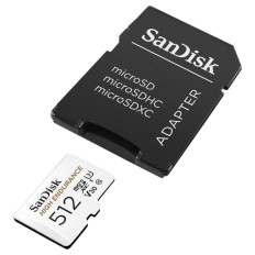 SDXC SANDISK MICRO 512GB HIGH ENDURANCE VIDEO, 100