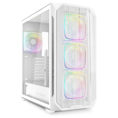 SHARKOON AK5M RGB midiATX okno belo ohišje