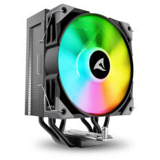 SHARKOON CPU A40 RGB BLACK AIR COOLER 120mm PWM 220W procesorski hladilnik
