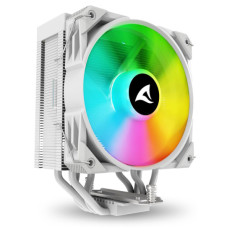 SHARKOON CPU A40 RGB WHITE AIR COOLER 120mm PWM 220W procesorski hladilnik