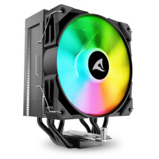 SHARKOON CPU A50 RGB BLACK AIR COOLER 120mm PWM 230W procesorski hladilnik