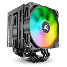SHARKOON CPU A60 RGB BLACK AIR COOLER 2x120mm PWM 260W procesorski hladilnik