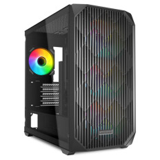 SHARKOON MK3 RGB microATX okno črno ohišje