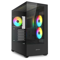 SHARKOON SK6 ARGB midiATX okno črno ohišje