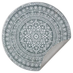 SONGMICS HOME Okrogla Preproga, 120 cm