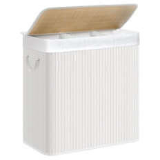 SONGMICS Košara za perilo White 3 x 50L bela, LCB091W01