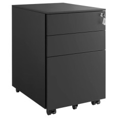 SONGMICS Pisarniška omarica na kolesih OFC60BK