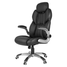 SONGMICS pisarniški stol, črn, OBG65BK