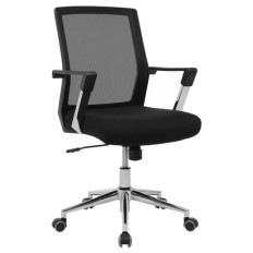 SONGMICS pisarniški stol črn OBN83B