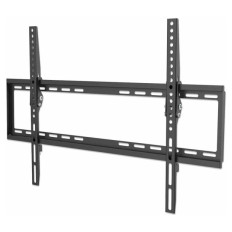 Stenski nagibni TV nosilec 37''-70'' MANHATTAN, 35kg, naklon 0° do 8°, črne barve, ultra tanek