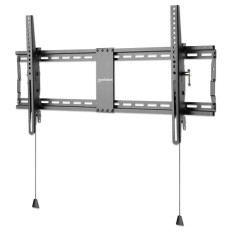 Stenski nagibni TV nosilec 43''-100'' MANHATTAN, 70kg, naklon +3 to -12°, črne barve