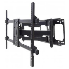 Stenski TV nosilec roka 37''-90''MANHATTAN, 75kg, dvojna roka, naklon -15°do 5°, črne barve