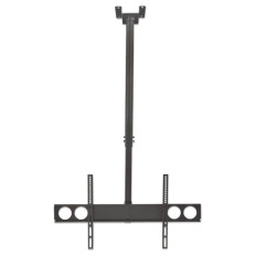 Stropni TV nosilec 37''-70'' MANHATTAN, 50kg, naklon 0° do -15°, črne barve