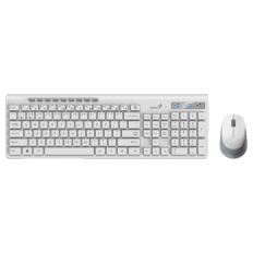 Tipkovnica Genius Slim star 8230 +miš, bela BT +WL