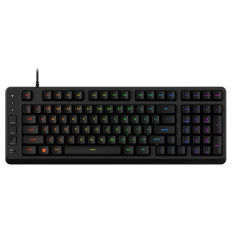 Tipkovnica HP HyperX Eve 1800 za igre, membranska, črna, RGB