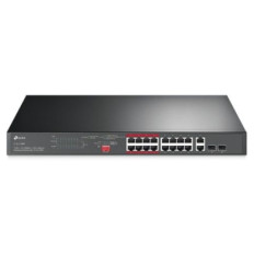 TP-LINK 16-Port 10/100 Mbps + 2-Port Gigabit Rackmount switch stikalo z 16-Port PoE+