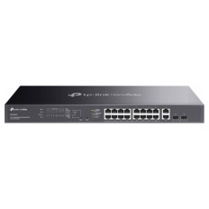 TP-LINK Omada ES220GMP 20-port 16x Gigabit PoE+ RJ45 2x Gigabit RJ45 2x Gigabit SFP managed mrežno stikalo switch
