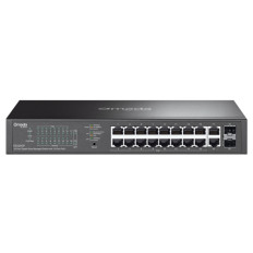 TP-LINK Omada ES220GP 20-port 16x Gigabit PoE+ RJ45 2x Gigabit RJ45 2x Gigabit SFP managed mrežno stikalo switch