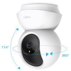 TP-LINK Tapo C200 FHD dnevna/nočna Pan/Tilt Wi-Fi bela Ai elektronska varuška nadzorna kamera